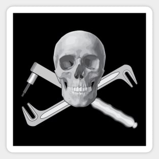 Orthotics and Prosthetics Jolly Roger Magnet